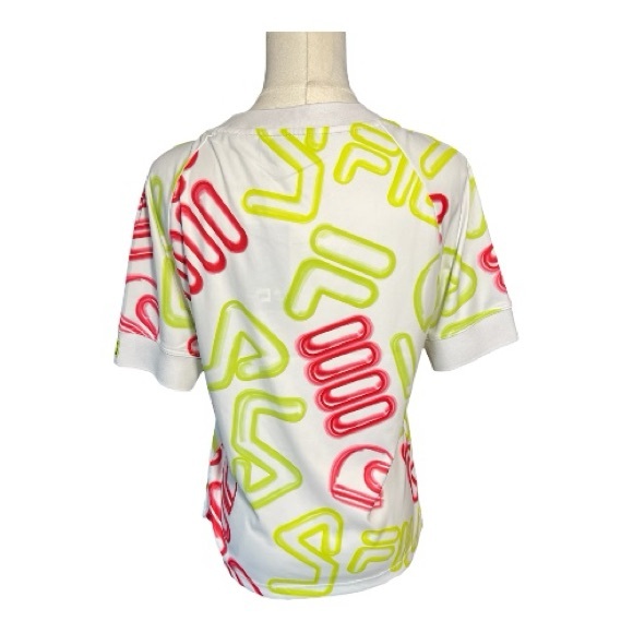 🆕 NWT Fila women’s VR46 Riders Academy cropped t-shirt | size M - Picture 5 of 8